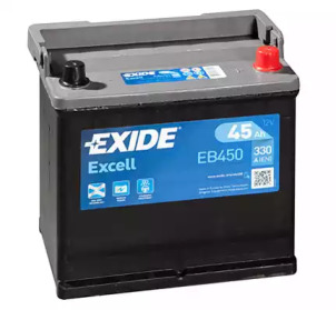 Акумулятор 45Ah 330A Excell EXIDE _EB450
